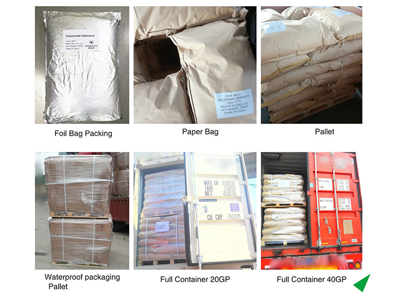 Low pressure molding Hot melt adhesive package